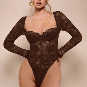 Alluring Sheer Long Sleeve Rompers For Everyday, Date Night, Going Out
